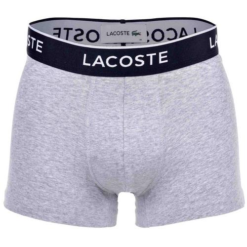 Rückansicht von Lacoste Boxershort Hipster Herren Blau/Grau