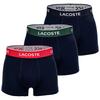 Lacoste Boxershort Unterhose Herren - Dunkelblau/Gr&uuml;n/Rot
