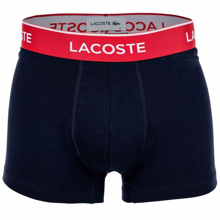 Lacoste Lacoste Boxershort Unterhose Herren - Dunkelblau/Gr&uuml;n/Rot - 0 | SportScheck