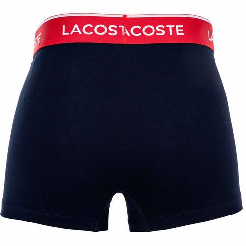 Rückansicht von Lacoste Boxershort Hipster Herren Schwarz/Blau/Grau/Dunkelblau/Grün/Rot