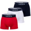 Lacoste Boxershort Unterhose Herren - Dunkelblau/Rot/Wei&szlig;