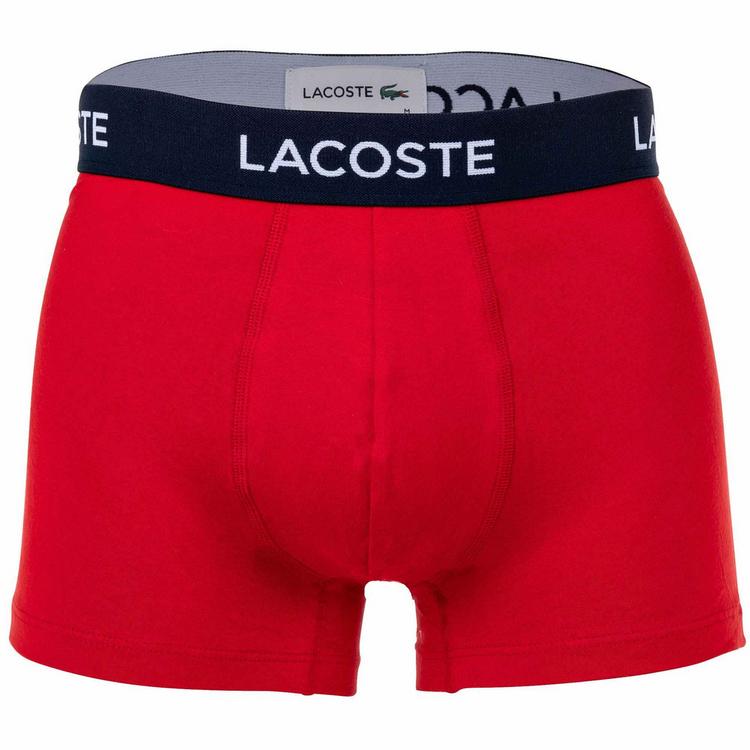 Lacoste Lacoste Boxershort Unterhose Herren - Dunkelblau/Rot/Wei&szlig; - 4 | SportScheck