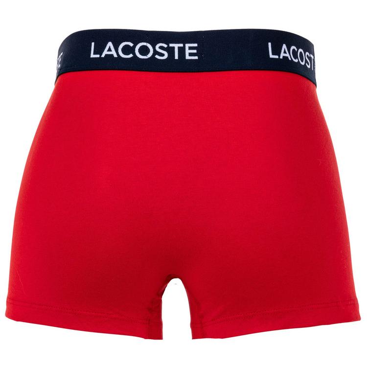 Lacoste Lacoste Boxershort Unterhose Herren - Dunkelblau/Rot/Wei&szlig; - 5 | SportScheck