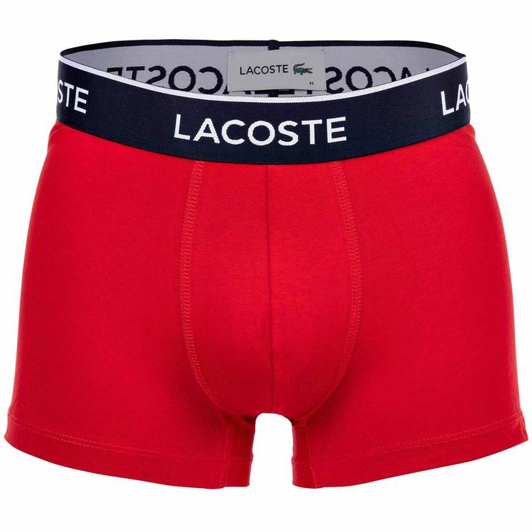 Lacoste Lacoste Boxershort Unterhose Herren - Blau/Rot - 5 | SportScheck