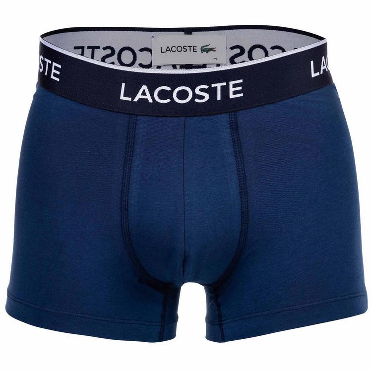 Lacoste Lacoste Boxershort Unterhose Herren - Blau/Rot - 3 | SportScheck
