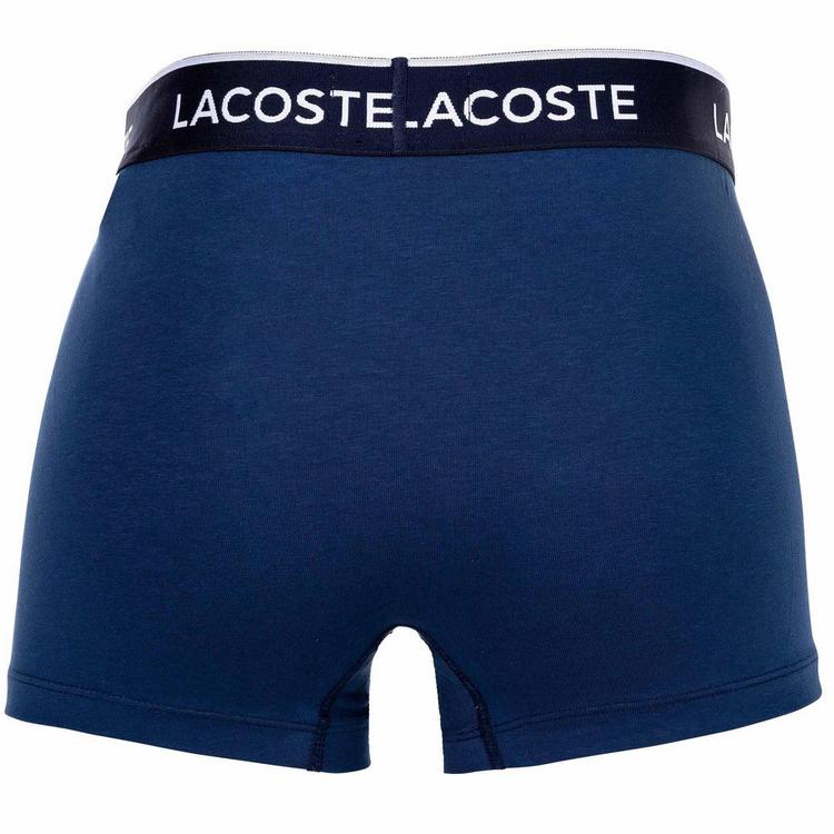 Lacoste Lacoste Boxershort Unterhose Herren - Blau/Rot - 2 | SportScheck