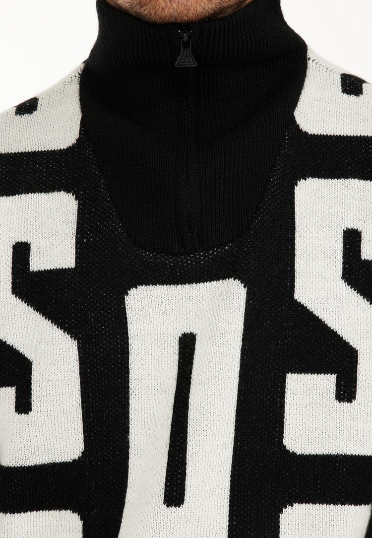 SOS SOS Verbier Strickpullover Herren - 1001 Black - 1 | SportScheck