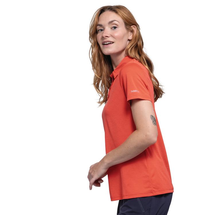 Sch&ouml;ffel Sch&ouml;ffel CIRC Polo Shirt Tauron L Poloshirt Damen - 2030 - rot - 2 | SportScheck