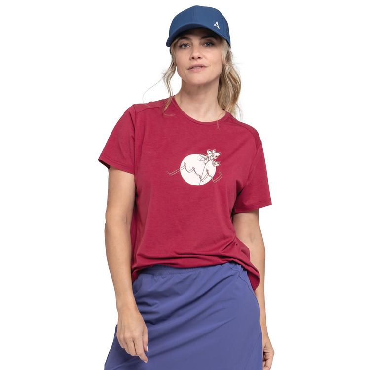 Sch&ouml;ffel Sch&ouml;ffel T Shirt Haberspitz L Funktionsshirt Damen - 3750 - rot - 0 | SportScheck