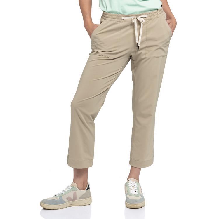Sch&ouml;ffel Sch&ouml;ffel Pants Rangun L Caprihose Damen - 4705 - beige - 0 | SportScheck