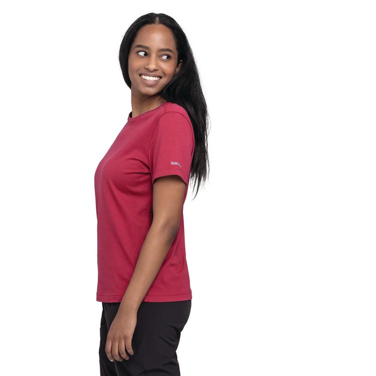 Sch&ouml;ffel Sch&ouml;ffel T Shirt Buchberg L Funktionsshirt Damen - 3750 - rot - 2 | SportScheck