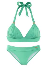 Lascana Triangel-Bikini Bikini Set Damen - smaragdgr&uuml;n