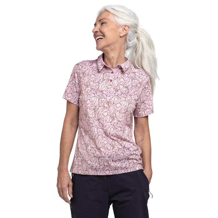 Sch&ouml;ffel Sch&ouml;ffel Hiking Polo Shirt Style Todra WMS Poloshirt Damen - 3205 - rosa - 0 | SportScheck