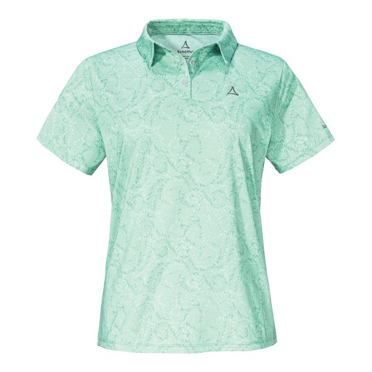 Sch&ouml;ffel Sch&ouml;ffel Hiking Polo Shirt Style Todra WMS Poloshirt Damen - 6205 - gr&uuml;n - 0 | SportScheck
