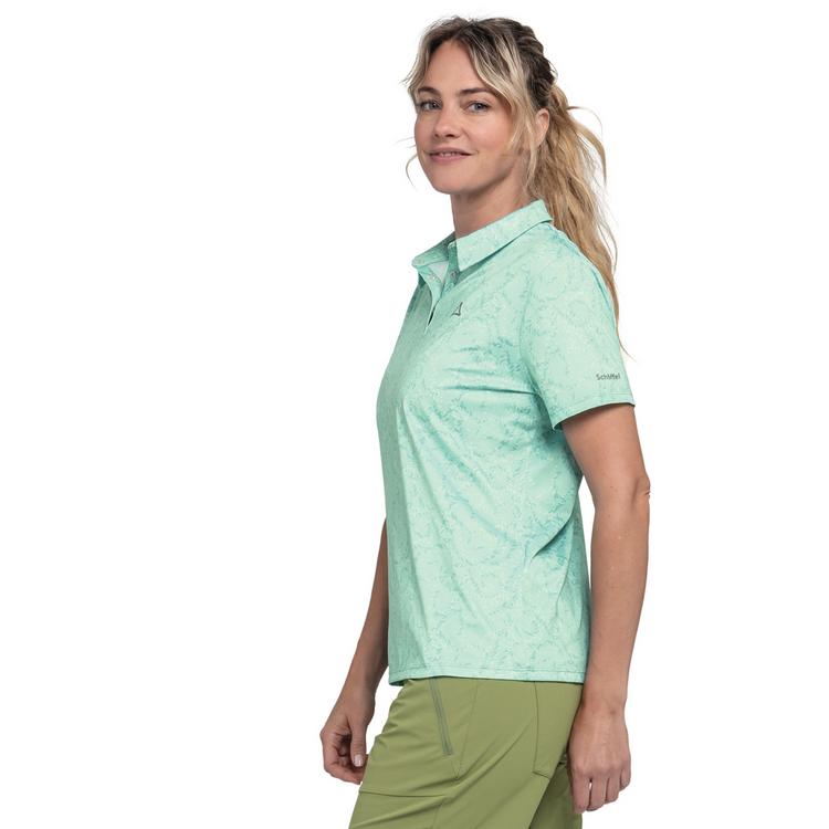 Sch&ouml;ffel Sch&ouml;ffel Hiking Polo Shirt Style Todra WMS Poloshirt Damen - 6205 - gr&uuml;n - 2 | SportScheck