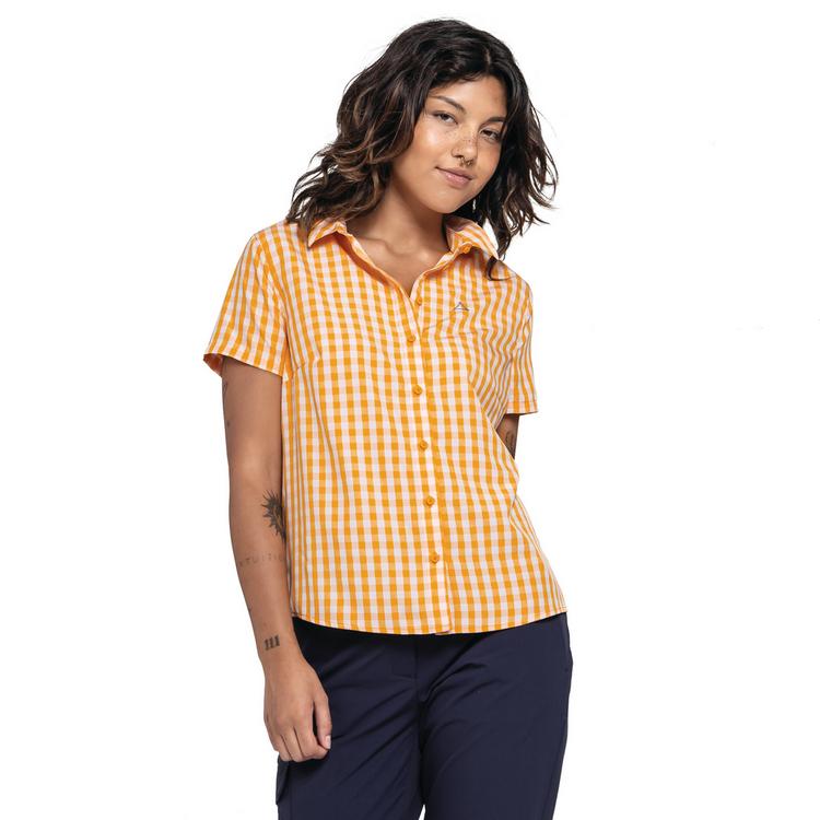 Sch&ouml;ffel Sch&ouml;ffel Hiking CIRC Blouse Style Dalfoss WMS Funktionsbluse Damen - 5405 - orange - 0 | SportScheck