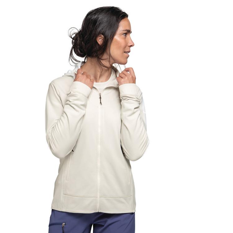 Sch&ouml;ffel Sch&ouml;ffel Mountain Fleece Hoody Style Blaueis WMS Fleecejacke Damen - 9040 - natur - 0 | SportScheck