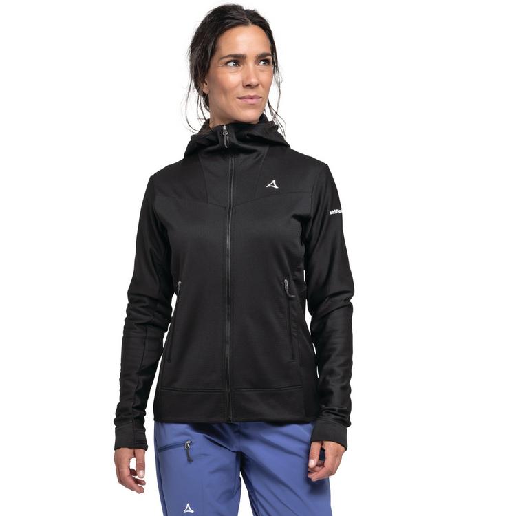 Sch&ouml;ffel Sch&ouml;ffel Mountain Fleece Hoody Style Blaueis WMS Fleecejacke Damen - black - 0 | SportScheck