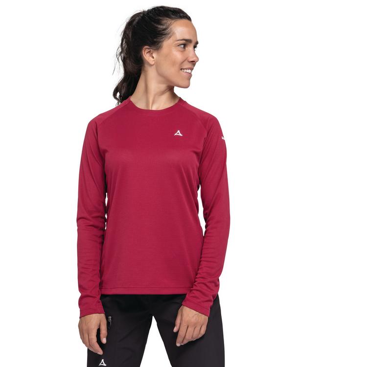 Sch&ouml;ffel Sch&ouml;ffel Mountain Longsleeve Style Blaueis WMS Funktionsshirt Damen - 3750 - rot - 0 | SportScheck