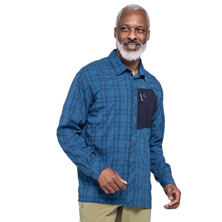 Sch&ouml;ffel Sch&ouml;ffel Hiking Shirt Style Dynkur MNS Funktionshemd Herren - 8405 - blau - 0 | SportScheck
