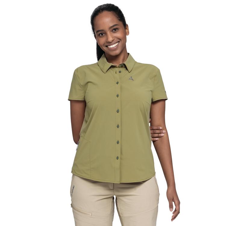 Sch&ouml;ffel Sch&ouml;ffel Hiking Blouse Style Dooser WMS Funktionsbluse Damen - 4605 - gr&uuml;n - 0 | SportScheck