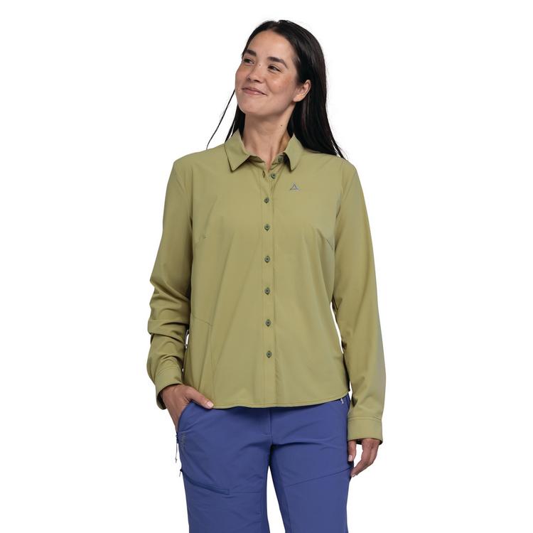 Sch&ouml;ffel Sch&ouml;ffel Hiking Blouse Style Dunajec WMS Funktionsbluse Damen - 4605 - gr&uuml;n - 0 | SportScheck