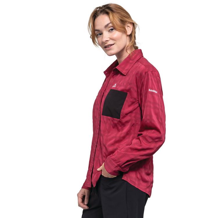 Sch&ouml;ffel Sch&ouml;ffel Bike Blouse Style Jalpuh WMS Funktionsbluse Damen - 3750 - rot - 2 | SportScheck