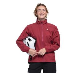 Rückansicht von Schöffel Bike Jacket Style Lurbek WMS Fahrradjacke Damen 3750 rot