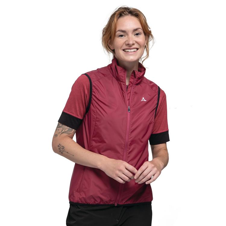 Sch&ouml;ffel Sch&ouml;ffel Vest Style Cannobio WMS Fahrradweste Damen - 3750 - rot - 0 | SportScheck