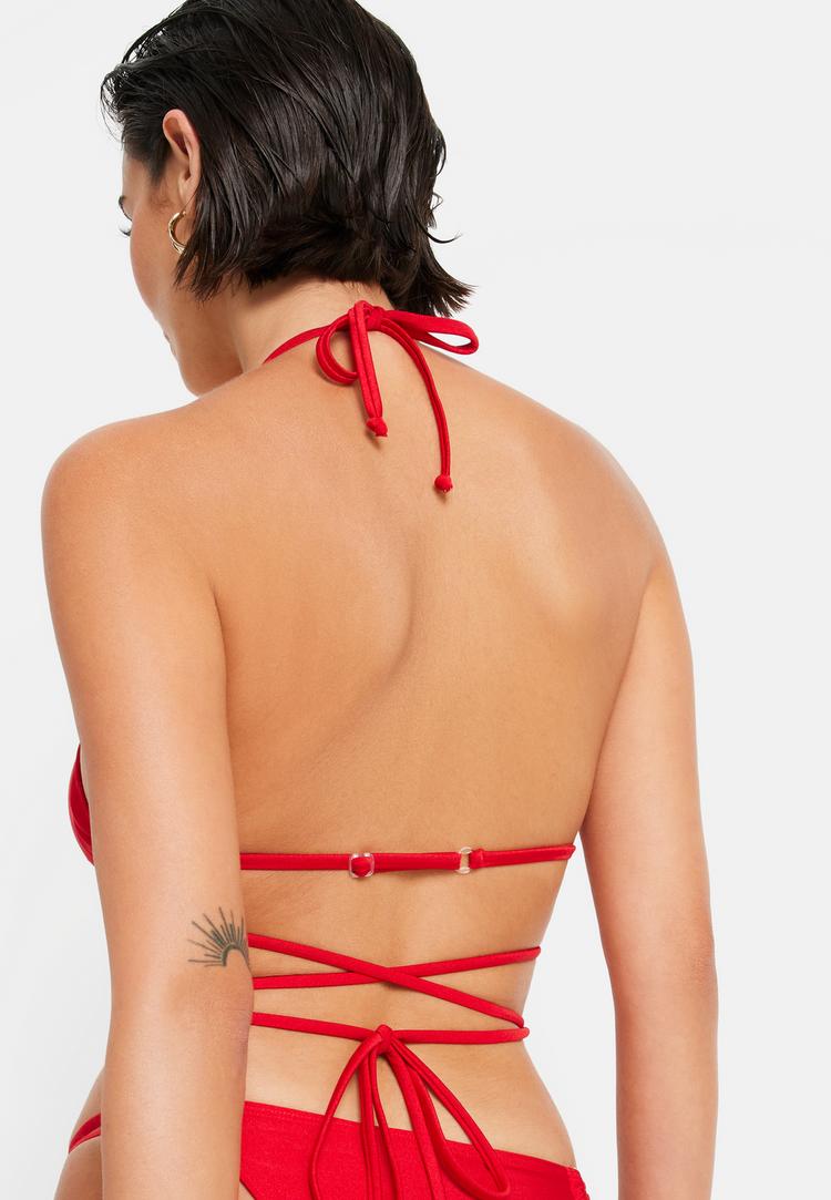 LSCN by Lascana LSCN by Lascana Triangel-Bikini-Top Bikini Oberteil Damen - rot - 0 | SportScheck