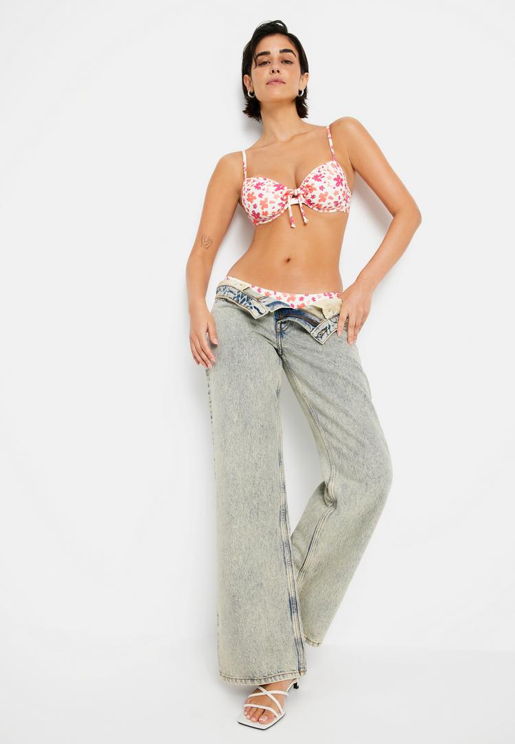 LSCN by Lascana LSCN by Lascana B&uuml;gel-Bikini Bikini Set Damen - creme bedruckt - 0 | SportScheck