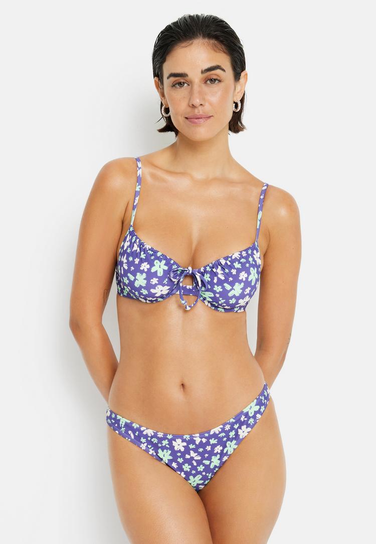 LSCN by Lascana LSCN by Lascana B&uuml;gel-Bikini Bikini Set Damen - violett bedruckt - 3 | SportScheck