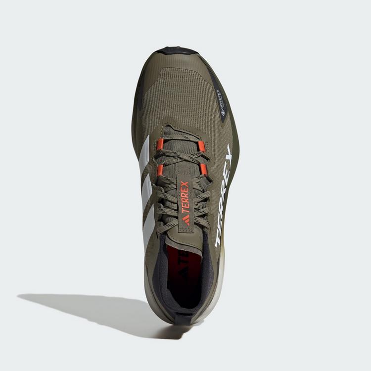 adidas adidas Terrex Agravic GTX Trailrunning-Schuh Laufschuhe - Olive Strata / Cloud White / Semi Impact Orange - 1 | SportScheck