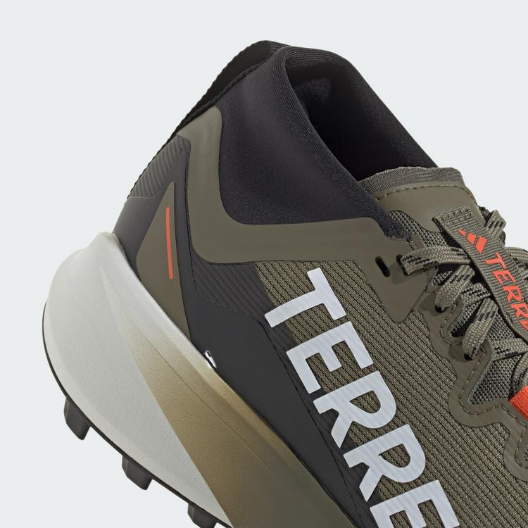 adidas adidas Terrex Agravic GTX Trailrunning-Schuh Laufschuhe - Olive Strata / Cloud White / Semi Impact Orange - 7 | SportScheck