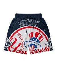 New Era New York Yankees Short Sweathose Herren - blau