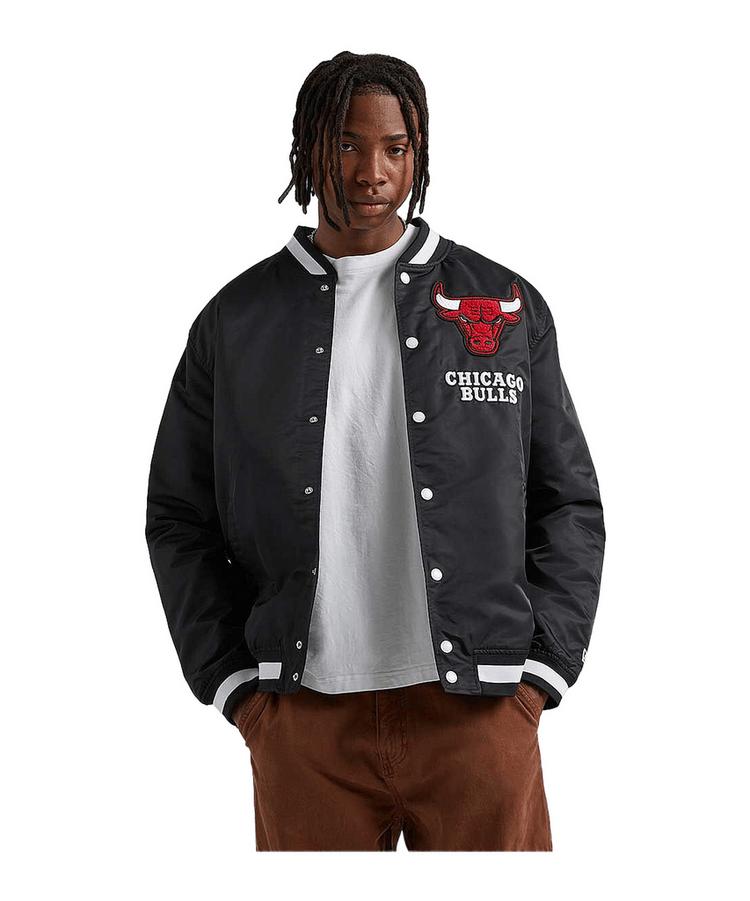 New Era New Era NBA Chicago Bulls Logo Varsity Jacke Sweatjacke Herren - schwarz - 0 | SportScheck