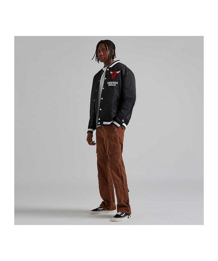 New Era New Era NBA Chicago Bulls Logo Varsity Jacke Sweatjacke Herren - schwarz - 1 | SportScheck