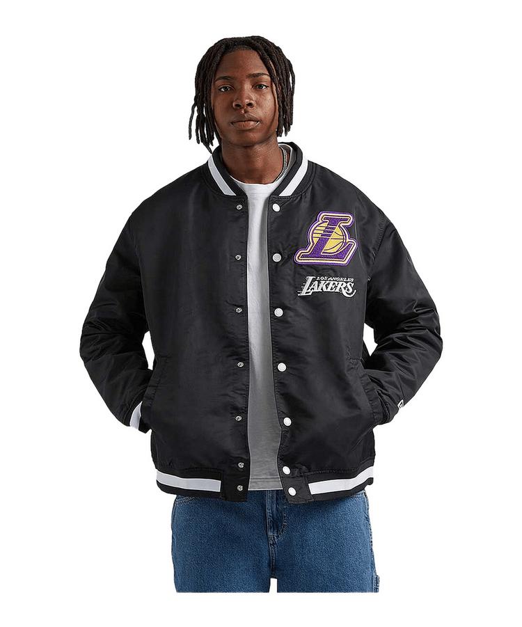 New Era New Era LA Lakers Logo Varsity Jacke Sweatjacke Herren - schwarz - 0 | SportScheck