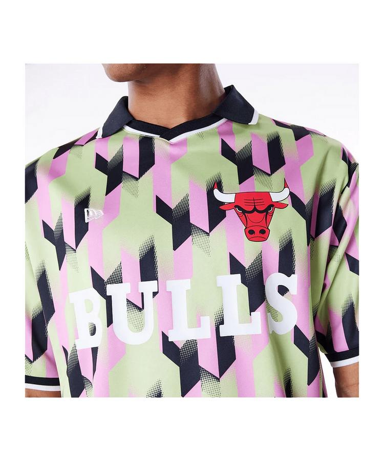 New Era New Era NBA Chicago Bulls Soccer Trikot T-Shirt Herren - gruen - 0 | SportScheck