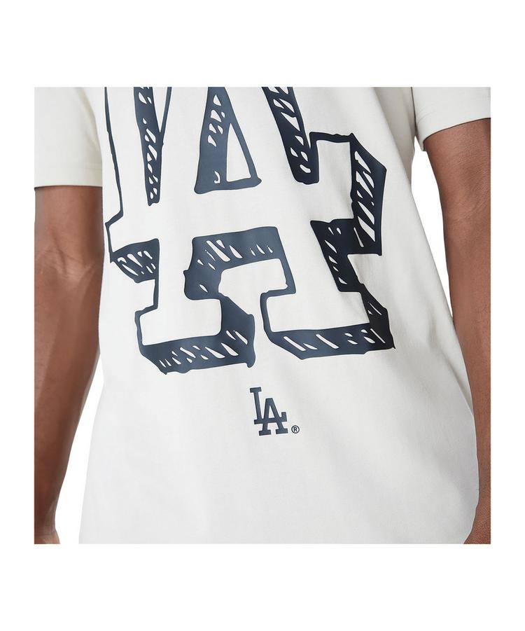 New Era New Era Los Angeles Dodgers T-Shirt Beige T-Shirt Herren - beige - 0 | SportScheck