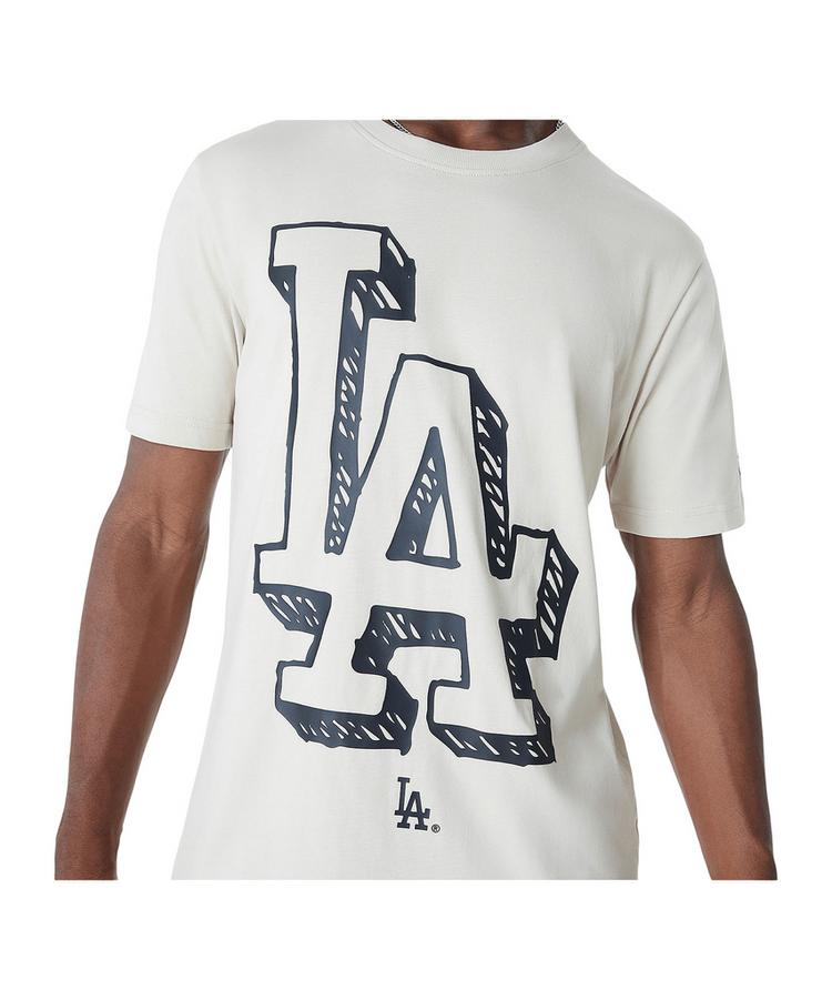 New Era New Era Los Angeles Dodgers T-Shirt Beige T-Shirt Herren - beige - 2 | SportScheck