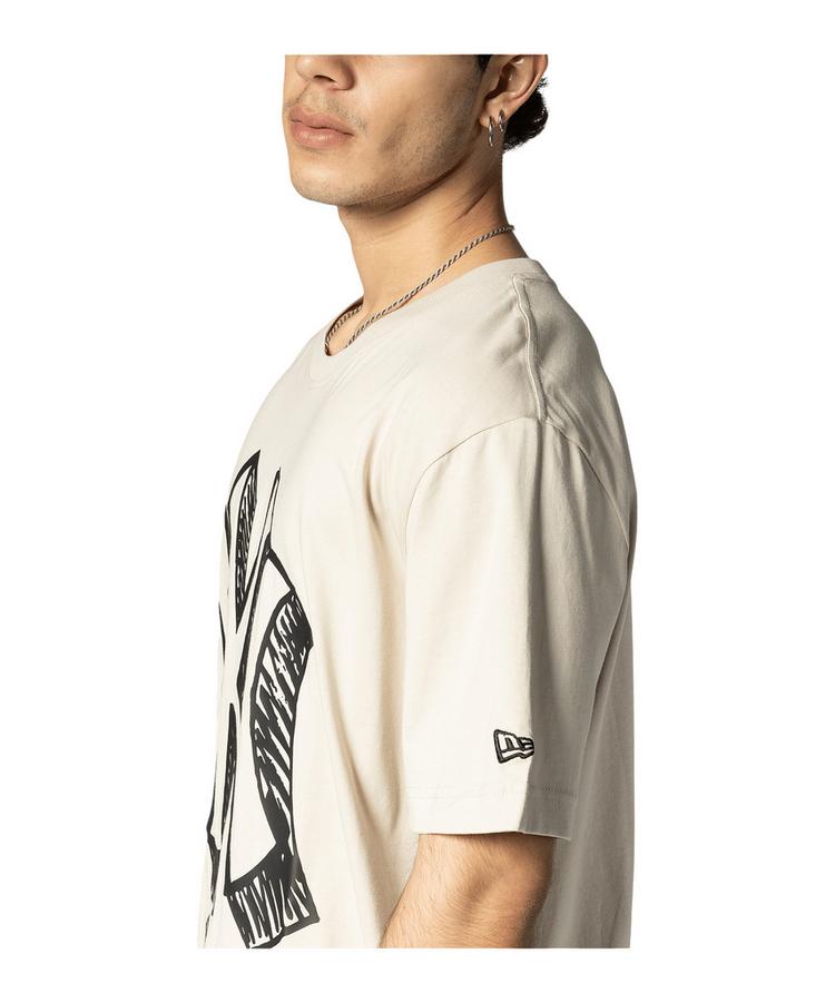 New Era New Era New York Yankees T-Shirt Beige T-Shirt Herren - beige - 1 | SportScheck