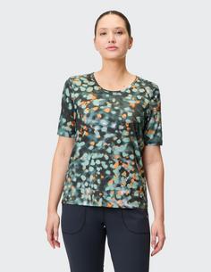 Rückansicht von JOY sportswear HELENA T-Shirt Damen grape print