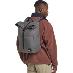 Rückansicht von Jack Wolfskin Rucksack ISLAND Daypack slate