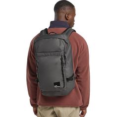 Rückansicht von Jack Wolfskin Rucksack LYALL Daypack slate