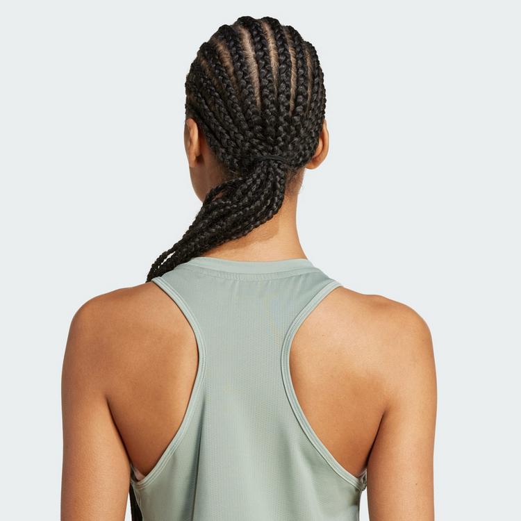 adidas adidas Designed for Training Tanktop Funktionstank Damen - Silver Green - 1 | SportScheck
