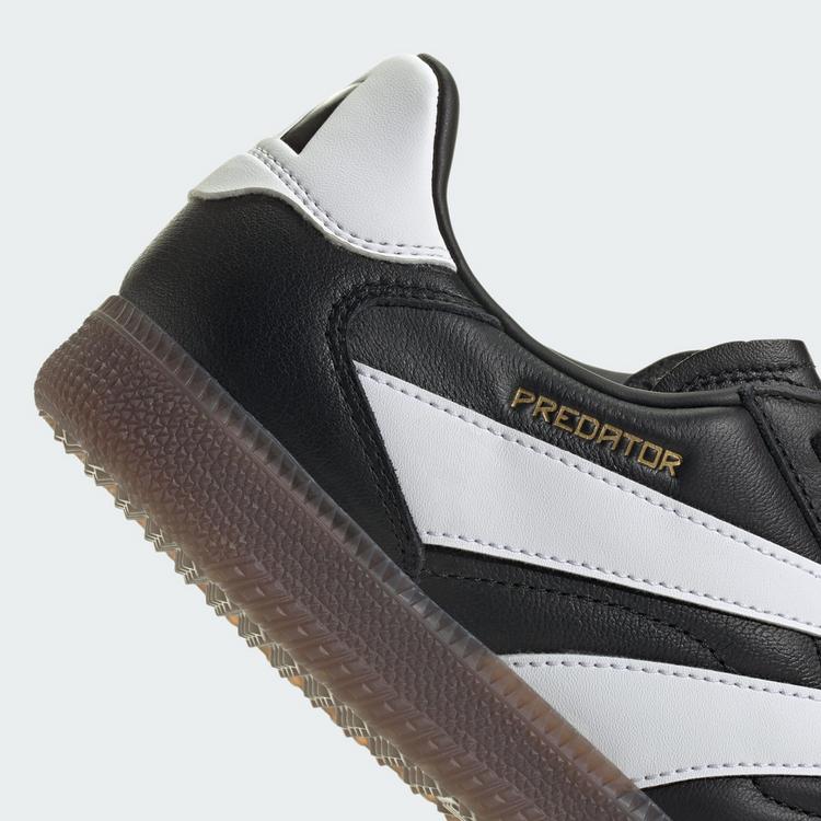 adidas adidas Predator Freestyle IN Fu&szlig;ballschuh Fu&szlig;ballschuhe - Core Black / Cloud White / Gold Metallic - 6 | SportScheck
