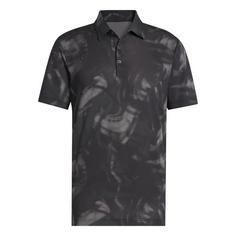 adidas Ultimate365 Printed Mesh Poloshirt Funktionsshirt Herren Black