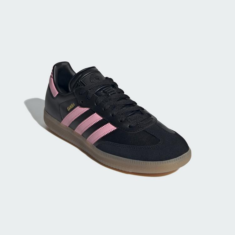 adidas adidas Samba Inter Miami CF IN Fu&szlig;ballschuh Fu&szlig;ballschuhe - Core Black / Light Pink / Gum - 2 | SportScheck