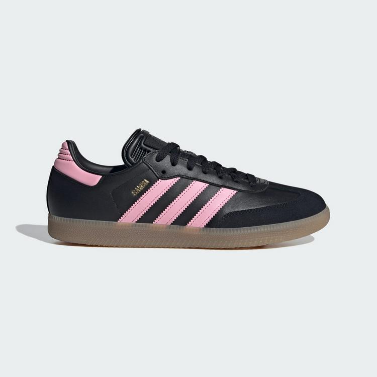 adidas adidas Samba Inter Miami CF IN Fu&szlig;ballschuh Fu&szlig;ballschuhe - Core Black / Light Pink / Gum - 5 | SportScheck